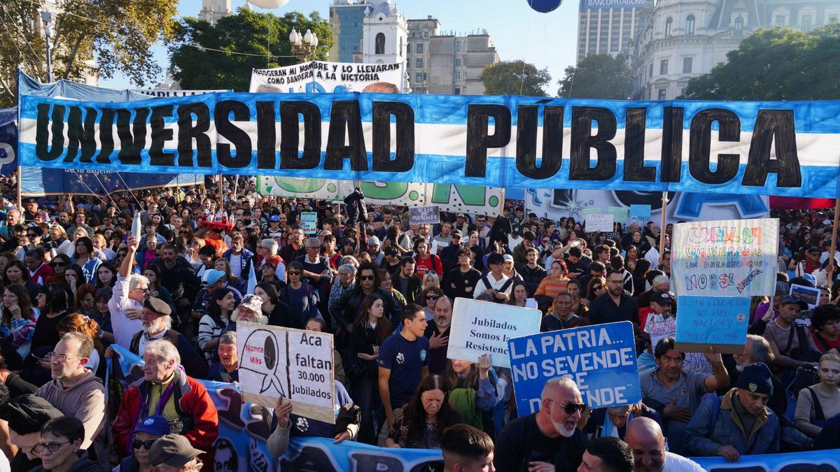 Marcha Universitaria: el reclamo masivo en todo el país para que se cumpla la ley de financiamiento