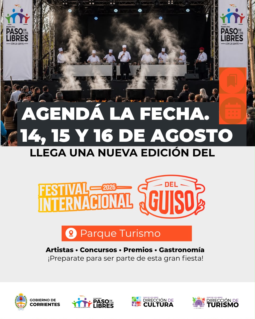 Paso de los Libres ya tiene fecha para una nueva edición del Festival Internacional del Guiso